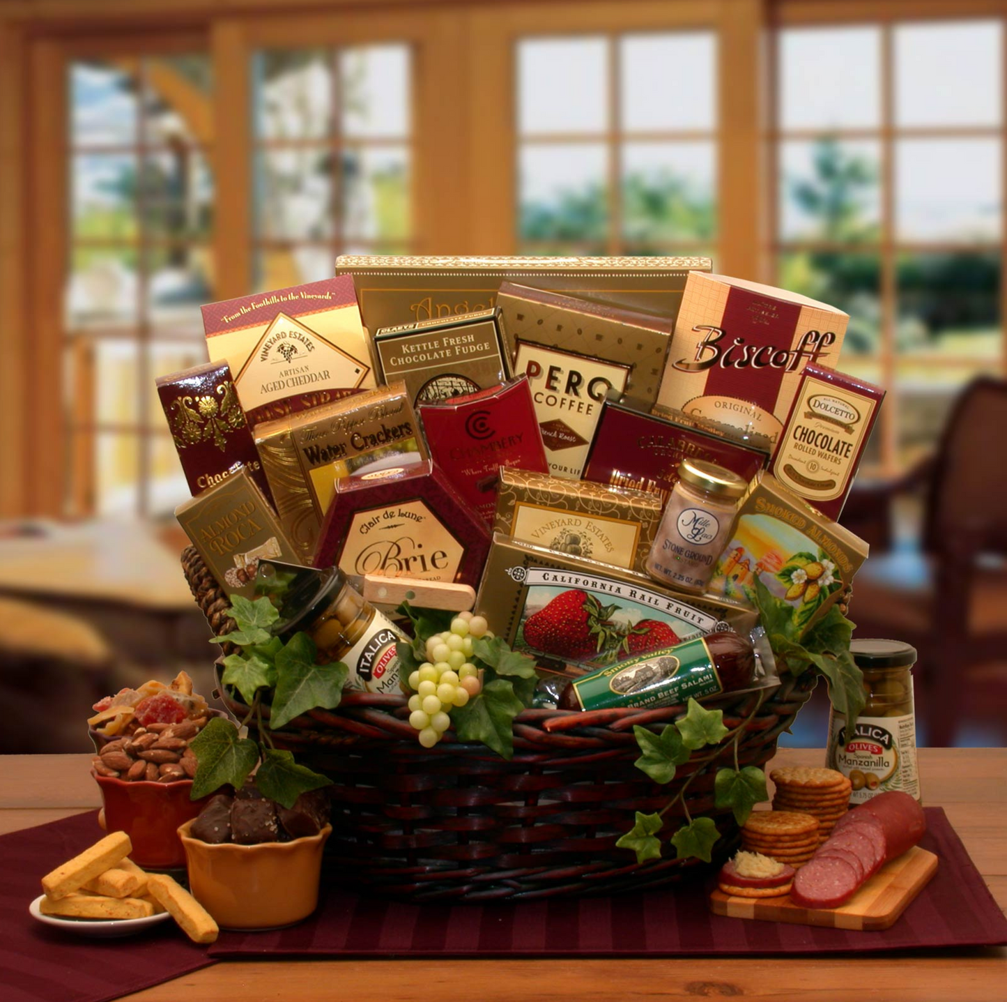 Gourmet Gift Basket, Assorted Premium Food Gift Basket, Sweet and Savory Gift Set